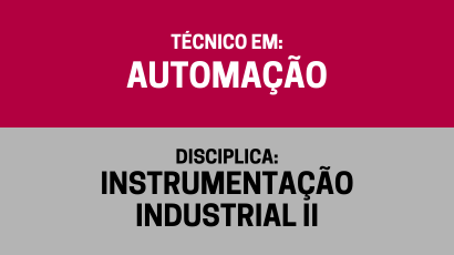 Instrumentação Industrial II – (Ta)