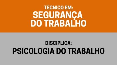 Psicologia do Trabalho – (Tst)
