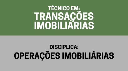 Operações Imobiliárias – (Tti)